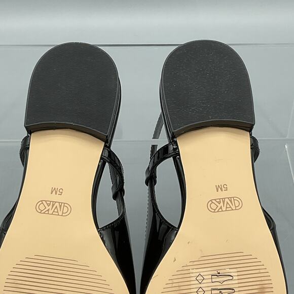 NEW Michael Kors Women’s Elodie Slingback Flats Black Size 5M - Picture 9 of 10